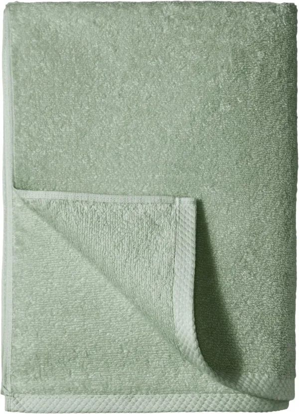 100% Cotton Quick-Dry Lightweight Bath Towel, 2-Pack, Seafoam Green, 54" x 30"