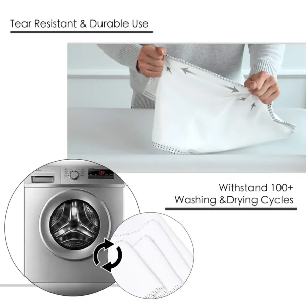 Orindream Changing Pad Liners 6PK - Waterproof Flannel Cotton, 27" x 13" - Perfect for Baby Diaper Changing Needs, White
